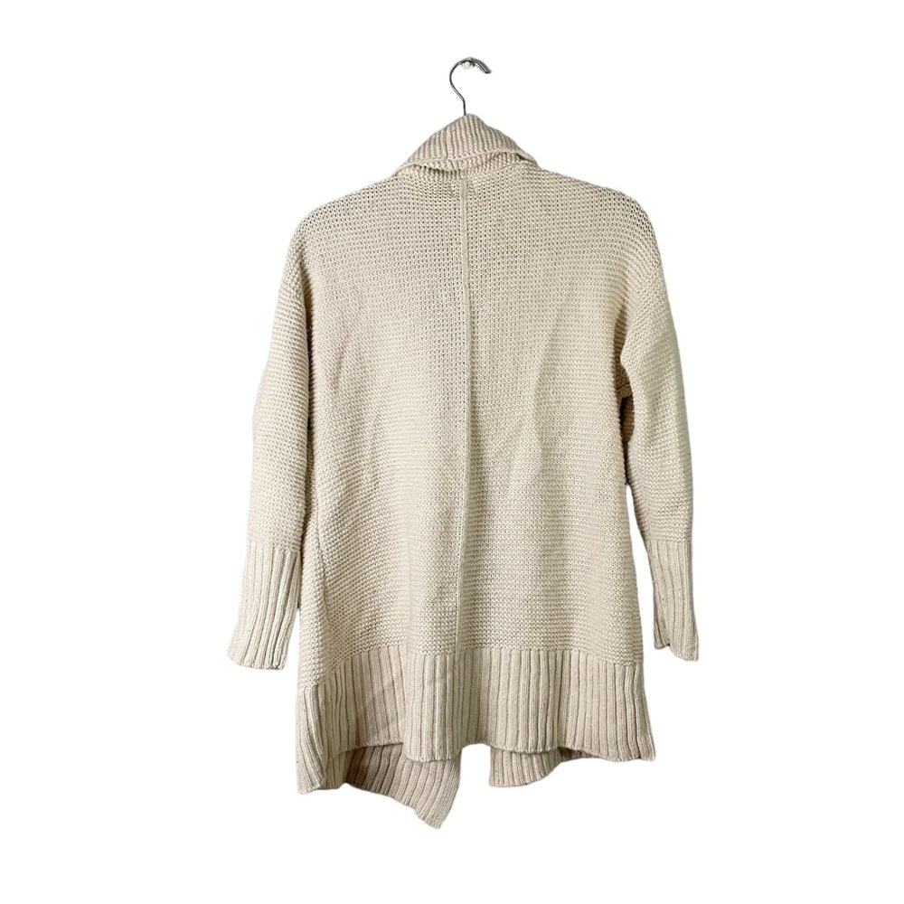 A New Day Cream Chunky Knit Business Casual Cardigan Sweater Size Medium - Picture 3 of 6